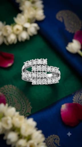 Elegant AD Stone Adjustable Ring