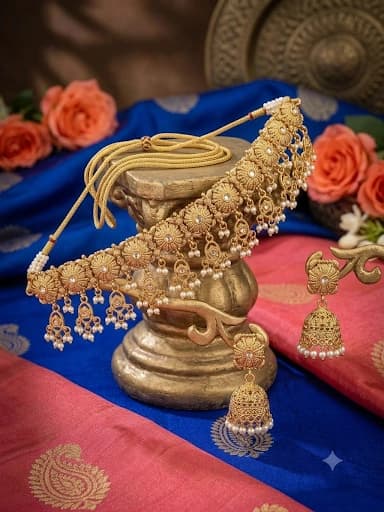 Royal Meenakari Pendant Necklace Set