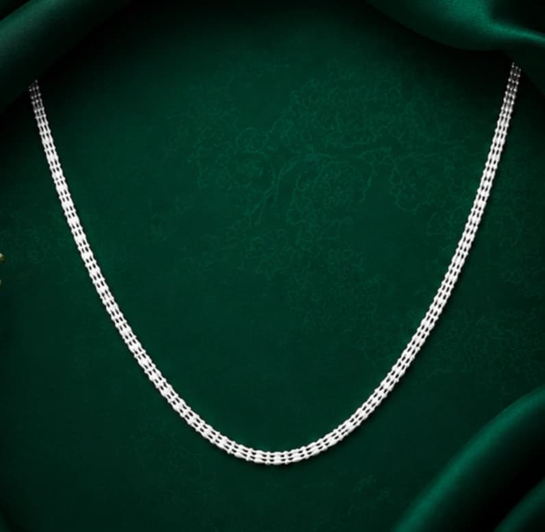 Elegant White Polish Chain