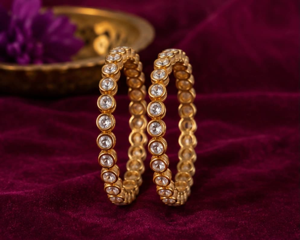 Premium Kundan Designmer Churi