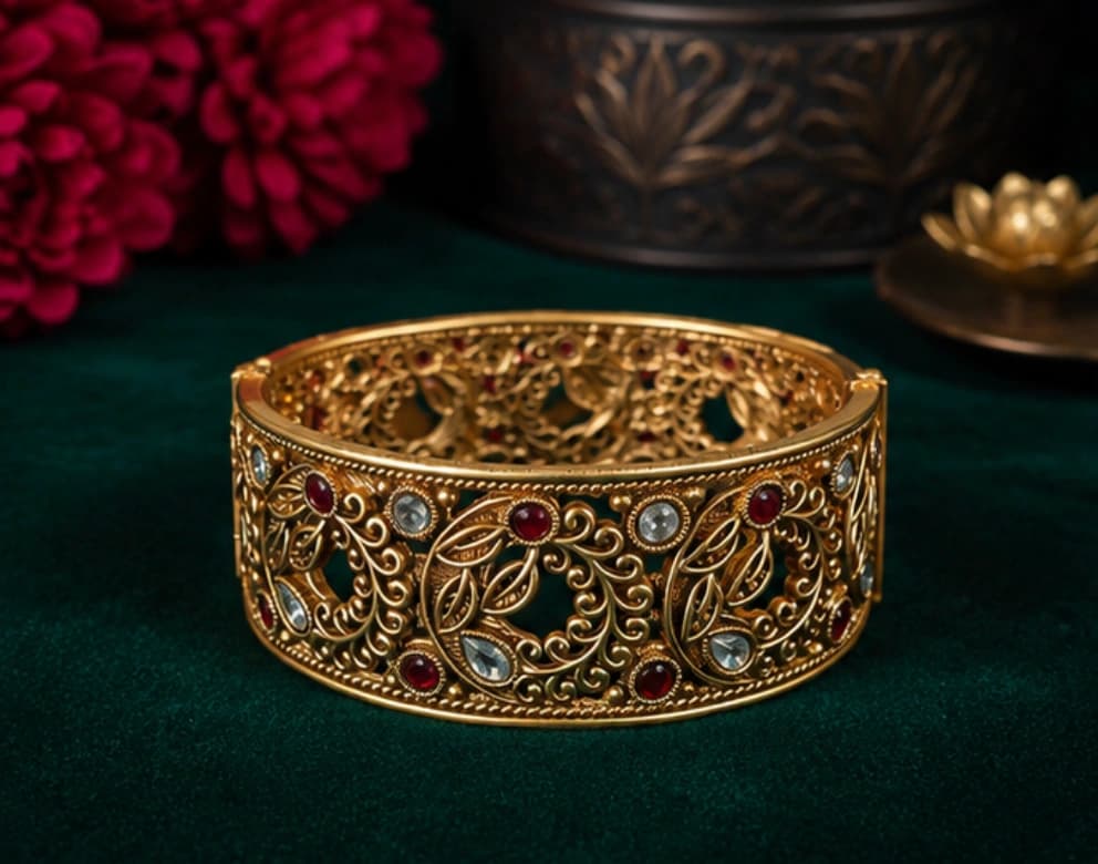 Royal Filgree Gold Polish Bracelet