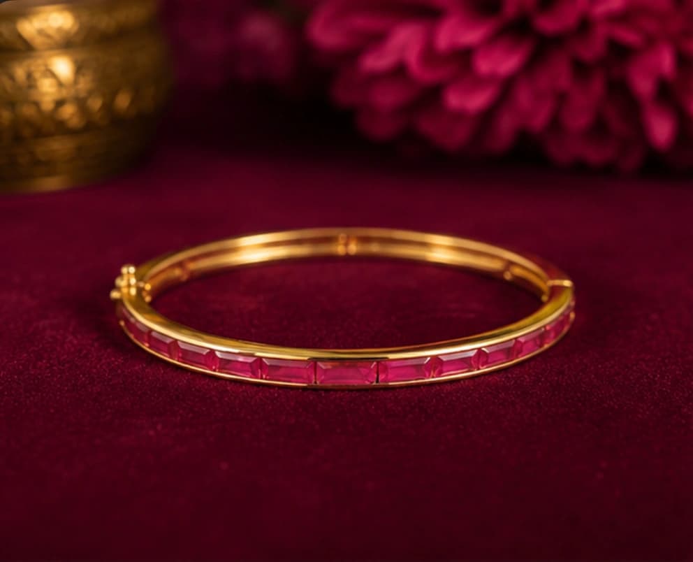 Elegant Ruby AD Bracelet