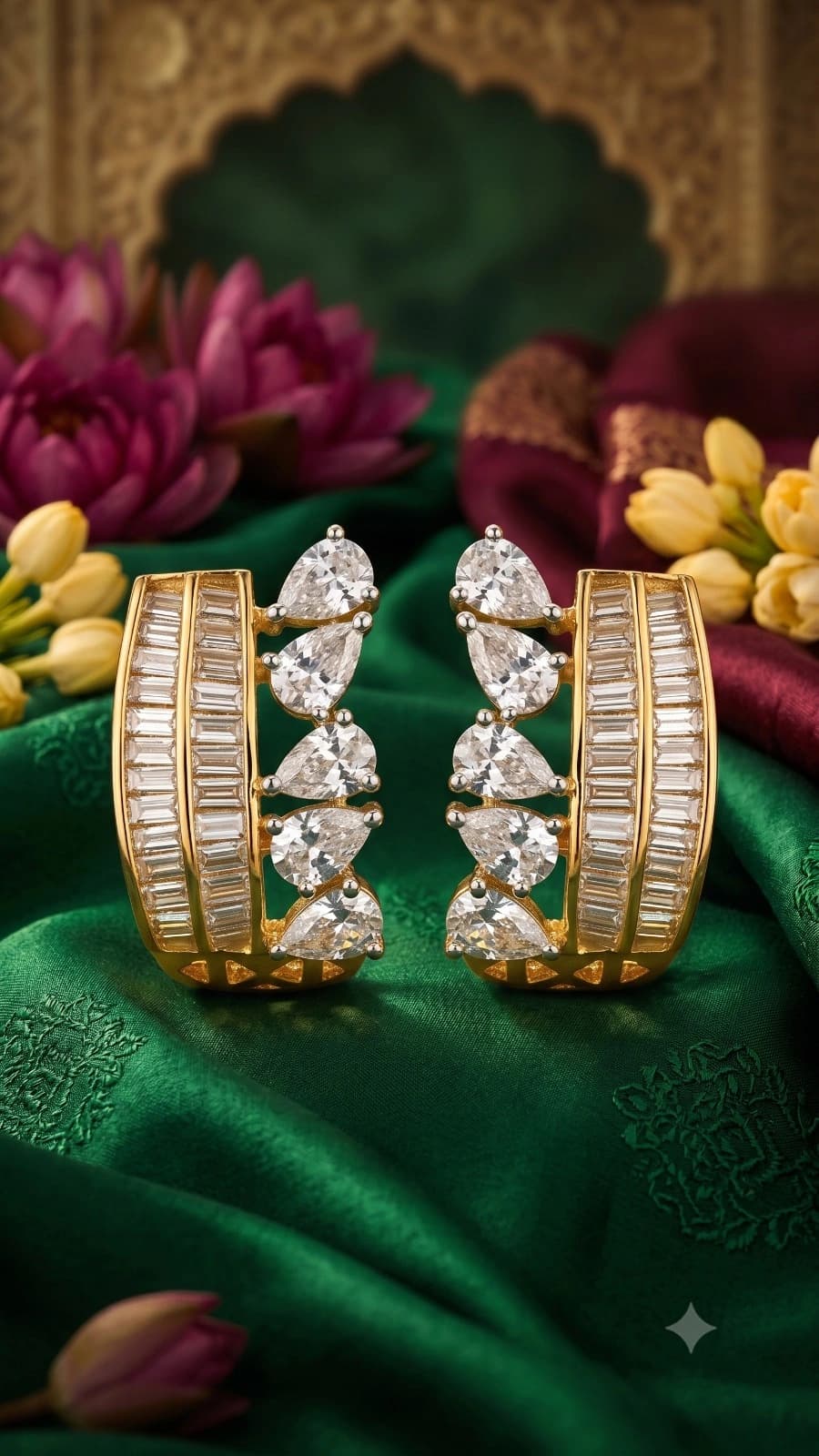 Premium AD Stone Earrings