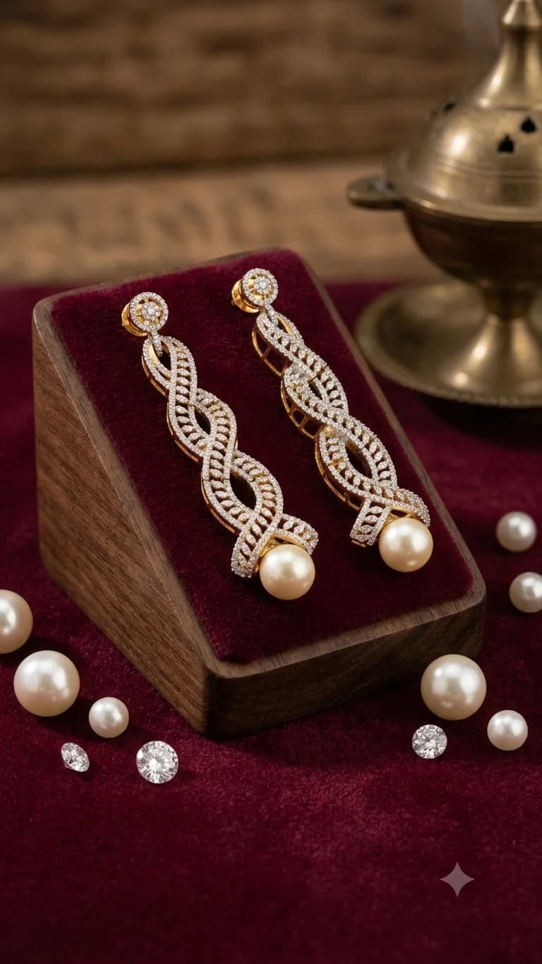Elegant Pearl Drop Earrings